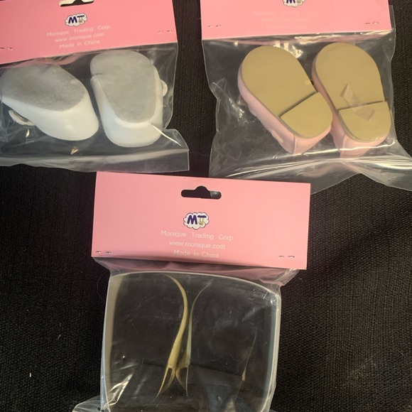 Monique Doll Shoes Lot Of 3 Pair, fit American Girl & Other 18” Dolls - Picture 2 of 5